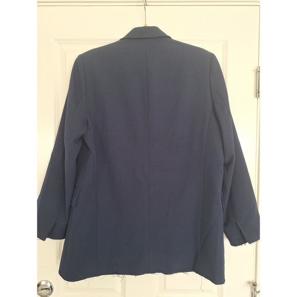 Frame Button Front Jacket In Navy Size M - Picture 6 of 9